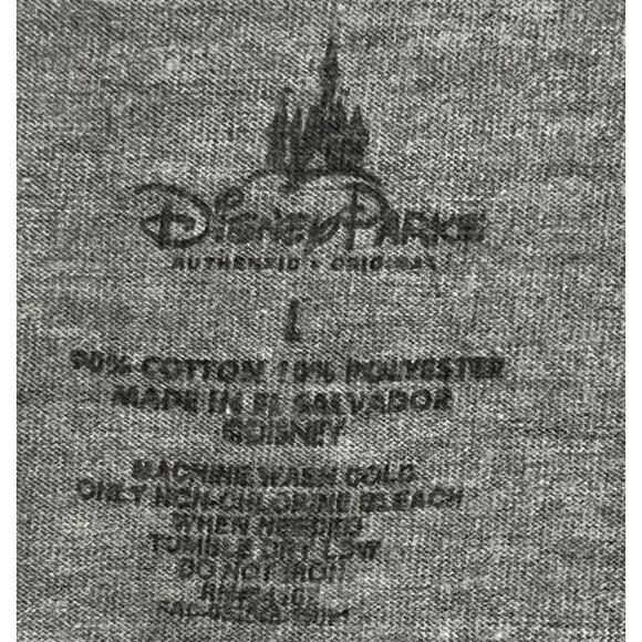 Disney Parks Halloween 2018 Mickey Mouse T-Shirt Limited Edition Size Large Gray - Picture 4 of 8